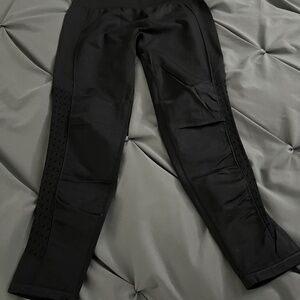 Fabletics Black Perforated Leggings